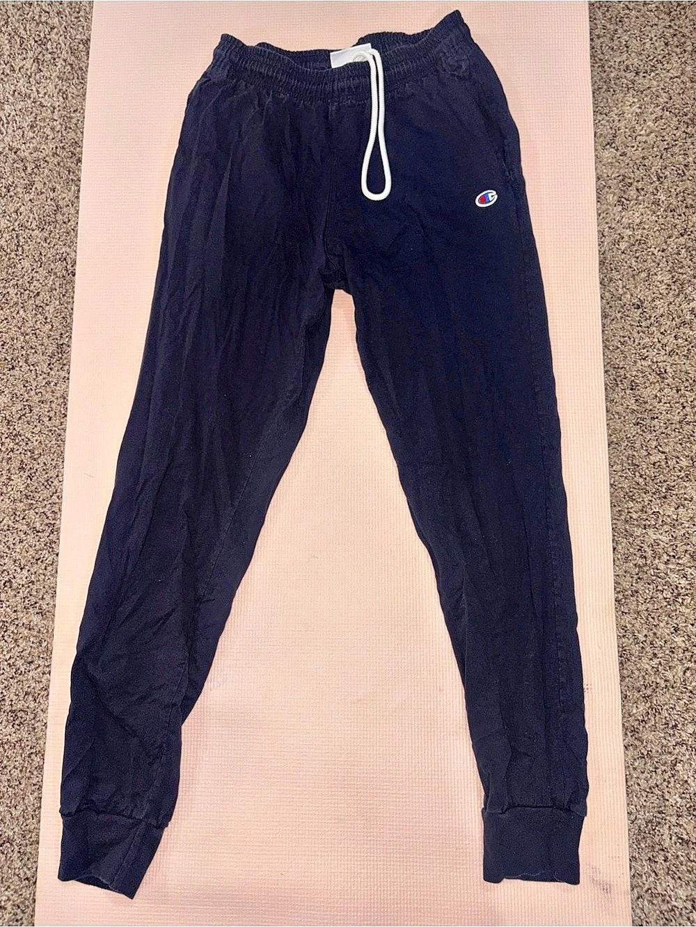 Champion Authentic Athleticwear Fleece Jogger Sweatpants Men'Small Black Small